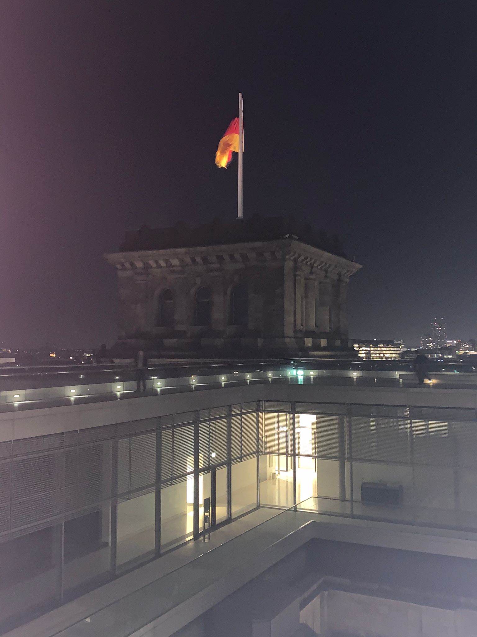 Blick aus der Kuppel des Reichstags